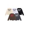 Tide Brand Gallery Basic Logo Printing Heavy Cotton Long Sleeve Bottom Shirt Men's and Women's Couples T-Shirt Cotton T