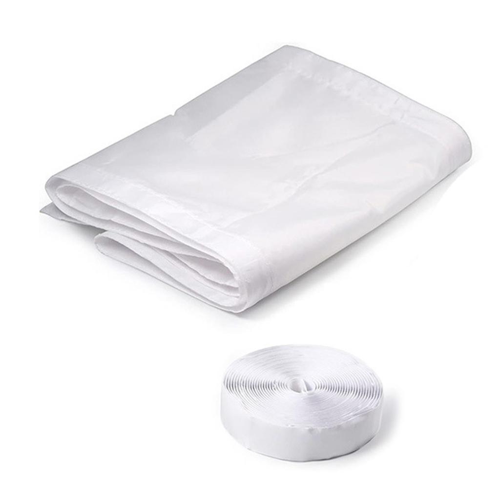 Портативный кондиционер, уплотнитель для окон, комплект уплотнителей для оконных рам кондиционера, защита от горячего воздуха, защита воздухообмена с застежкой-молнией и клейкой лентой