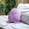 Puckator - SQUIDGLYS Marshmallow Plush Cushion H22.5 x W20 x D13cm Wendy the Octopus