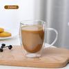 Кружка из двухслойного стекла с ручкой