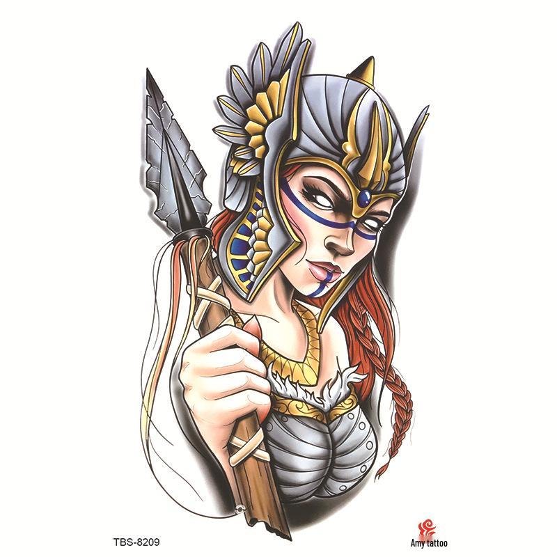 Водонепроницаемый набор тату-наклеек на всю руку с тотемными символами