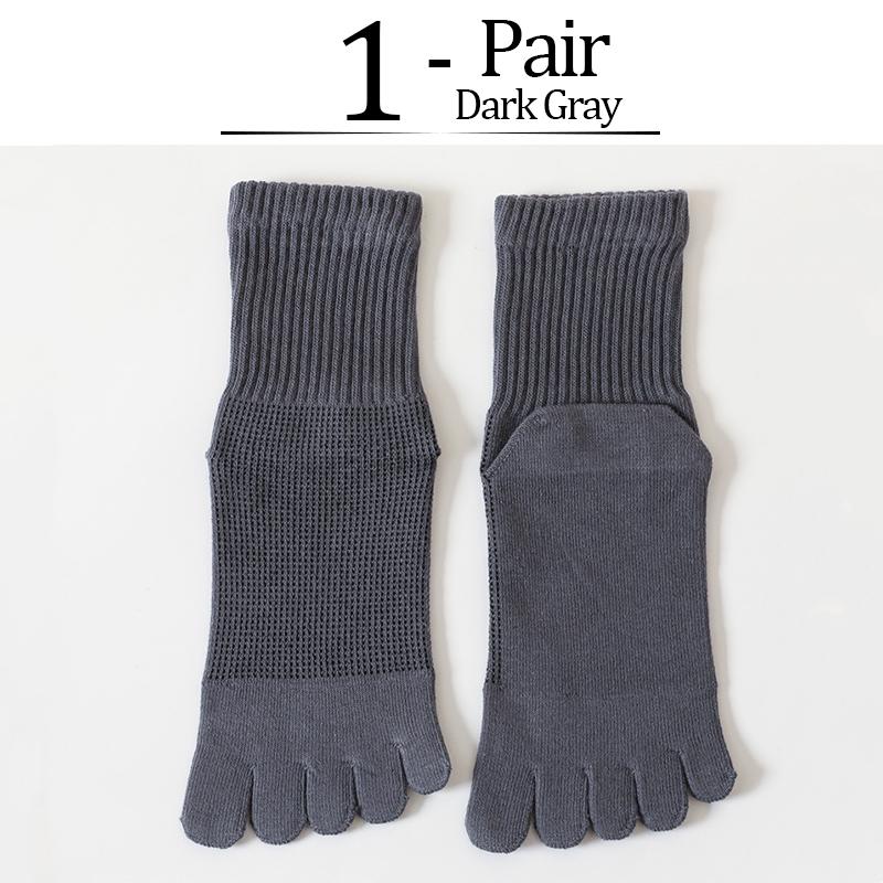 Летние носки для мужчин из 100% хлопка с пятью пальцами, мягкие, эластичные, прочные, сетчатые, дышащие, дезодорирующие, невидимые носки с пальцами