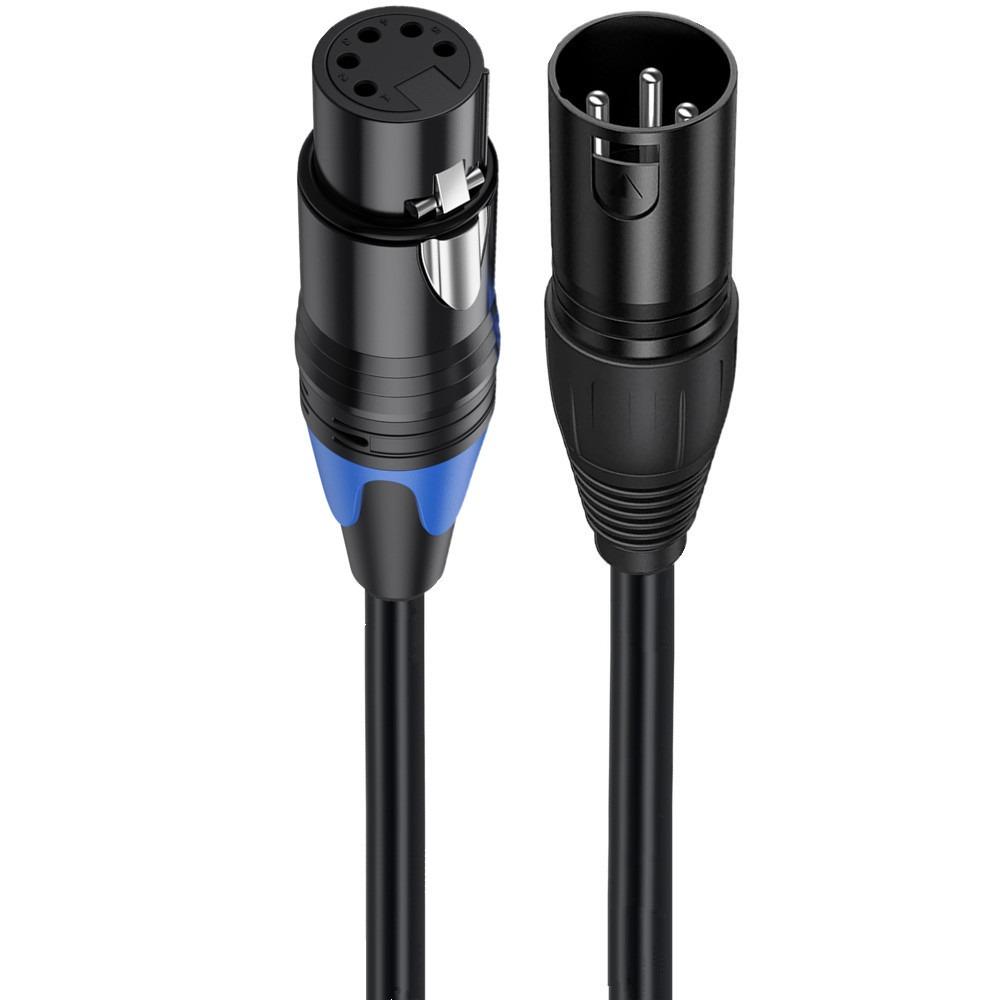 Male Female DMX Cable XLR3P to XLR5P Stage Light Cable XLR Connector Cable Stage Lights