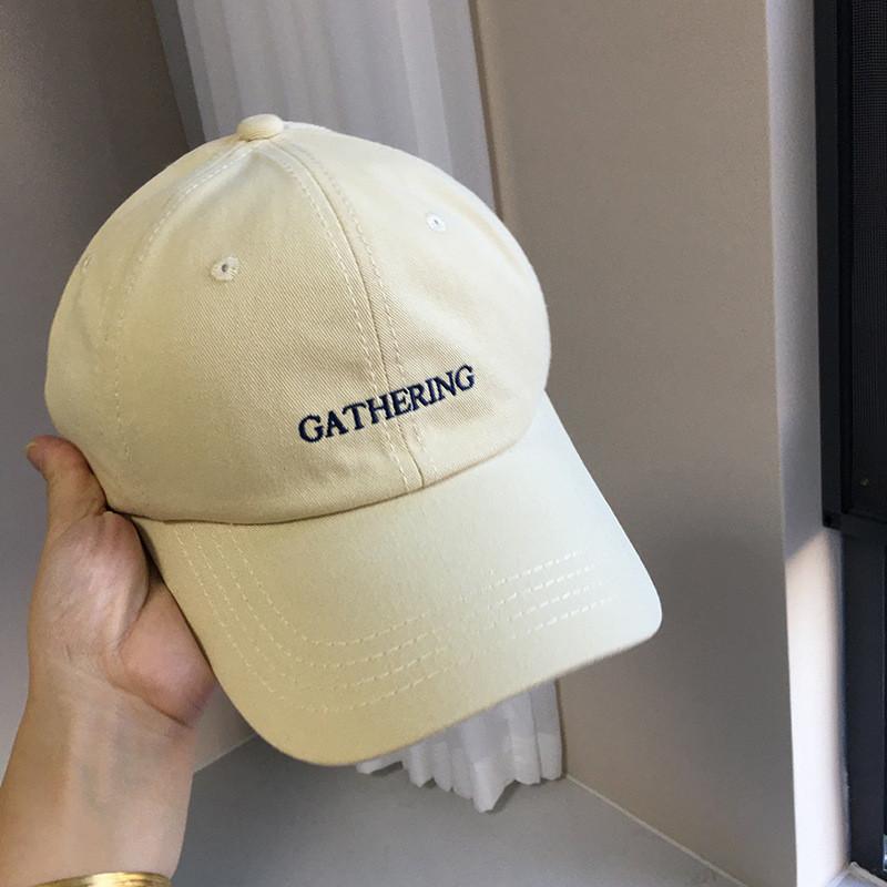 Унисекс Регулируемая бейсболка из дышащей ткани с модной вышивкой букв