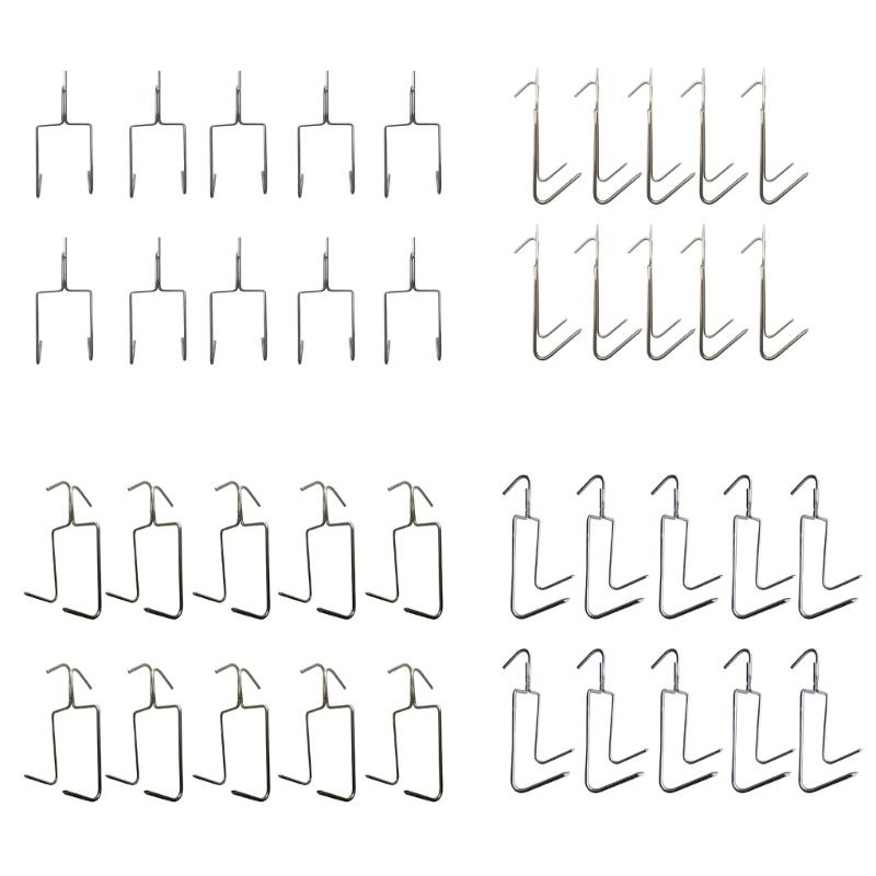 Pack of 10 Stainless Steel Meat Hooks for Grilling Outdoor Cooking Drying BBQ Hanging Sausage Chicken Beef