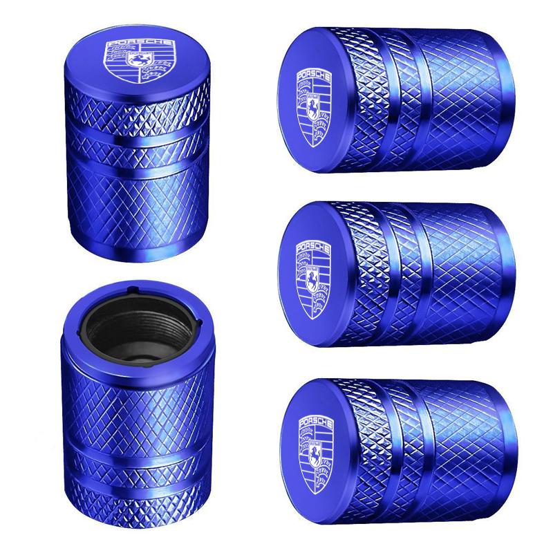 5 шт. Металлическая пылезащитная крышка колпачка клапана шины колеса автомобиля для Porsche Panamera Cayenne Taycan 911 718 Macan Carrera-GT Аксессуар