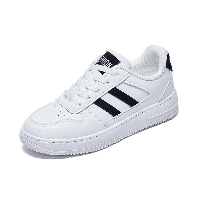 Женские кроссовки для бега из искусственной кожи, белые модные кроссовки 2024 года, женская спортивная обувь для активного отдыха, дышащая обувь для скейтборда