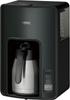 Thermos Vacuum Insulated Coffee Maker, 1.0L, Black (Timer Reservation Available the Day Before) ECH-1001 BK