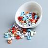 10g Pack of Flat Acrylic Alphabet Beads for DIY Children's Beading and Jewelry Keychain Accessories