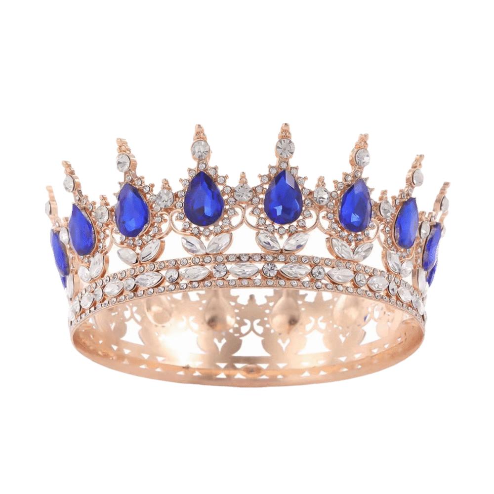Украшения для торта Барокко Короны для конкурсов Роскошная Хрустальная Корона Королевы Принцессы Свадебные принадлежности для вечеринок