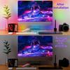 KBB-54 Одиночная проводная управляемая светодиодная RGB-лента для подсветки игрового компьютера, 24 дюйма, гибкая силиконовая, наклеиваемая