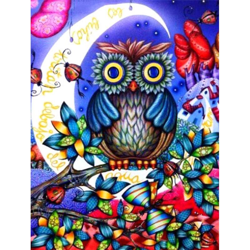 5d Алмазная вышивка Сова Мозаика Набор для вышивки крестом Круглая квадратная алмазная живопись Животное Новое поступление Стразы из бисера Ручная работа Хобби