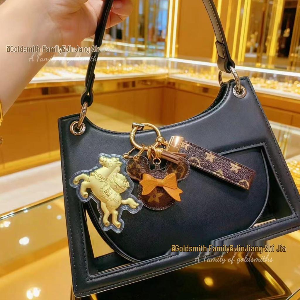 Кулон-брелок Пегас из золота 999 пробы - Подарок в стиле принцессы