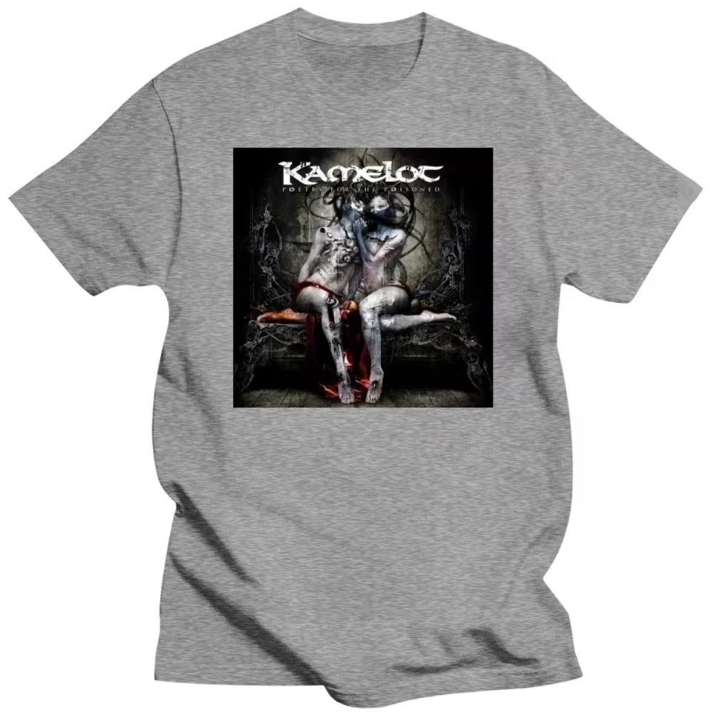 Новые мужские модные футболки в стиле пауэр-метал Kamelot, повседневные, хип-хоп, футболки, топы, одежда в стиле Харадзюку