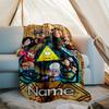 Personalized Custom Name Blanket - Gravity Falls Print Design,Blanket for Sofa,Bed,Travel,Camping - Soft and Warm, Great Gift