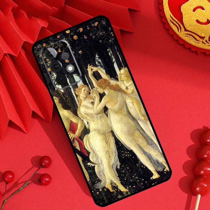 Художественные картины Рождение Венеры Чехол для Samsung Galaxy M55 M35 M15 M11 M12 M13 M14 M06 M16 M36 M56 M31 M53 M32 M52 M34 M54