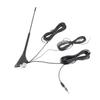 3in 1 Digital Radio Antenna with Amplifier for DAB AM FM Car Radio Antenna AerialSMA Bend Head