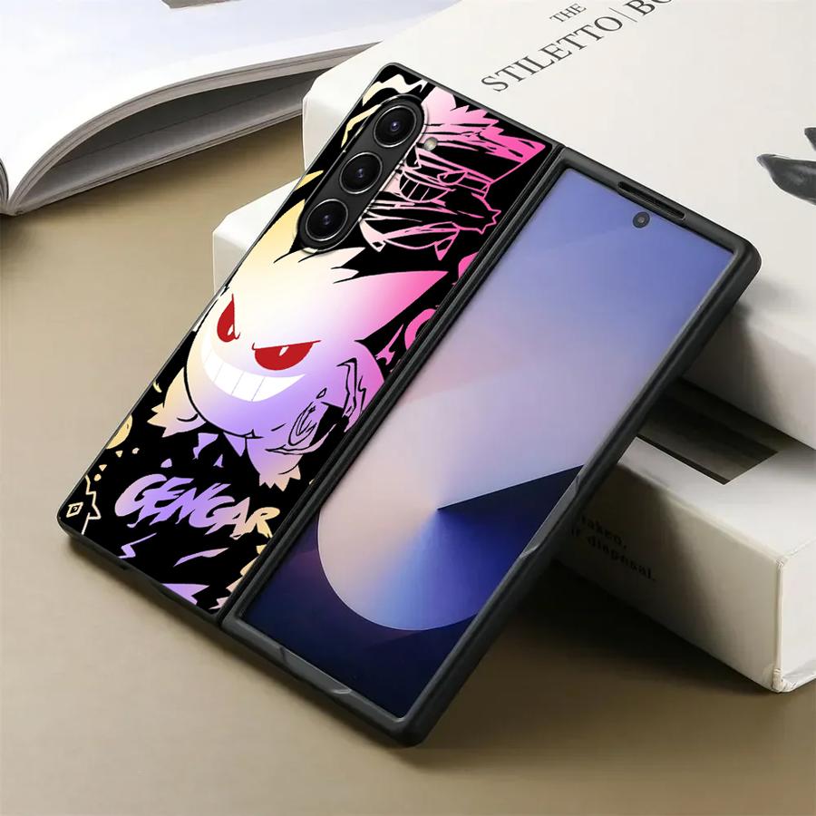 Чехол для Samsung Galaxy ZFold7 ZFold5 ZFold3 ZFold4 ZFold6 Z Fold 7 6 5 4 3 Задняя крышка телефона Крутой Гэнгар Покемон