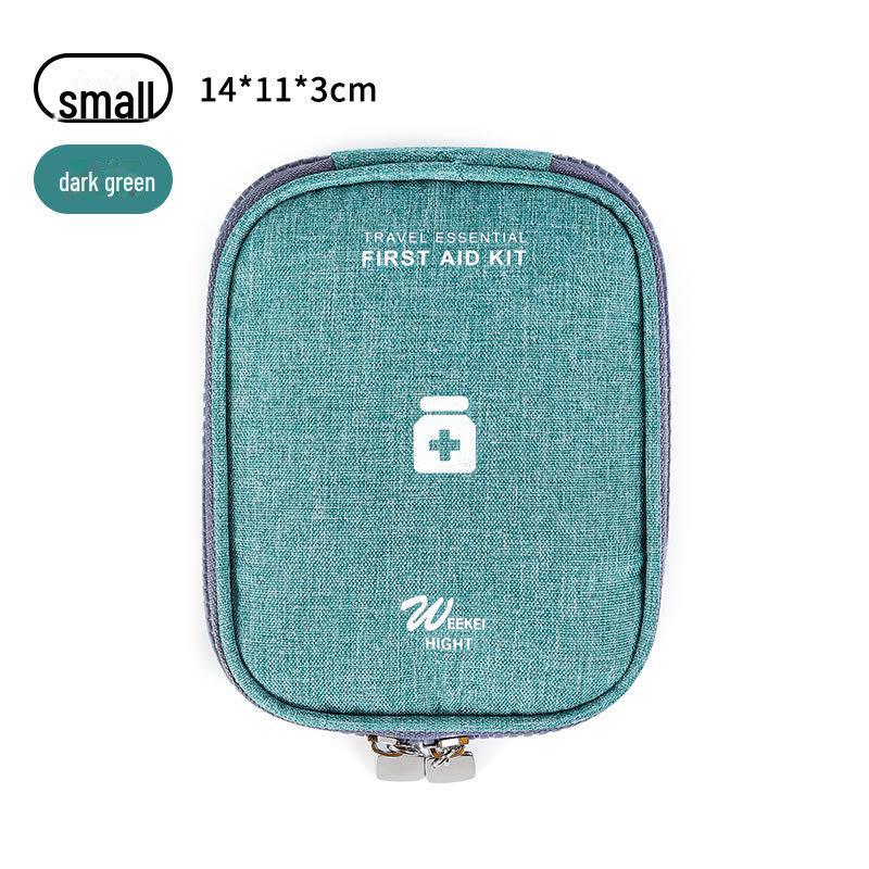 Compact Travel First Aid Kit: Portable Emergency Medicine Bag for Home and Outdoor Use
