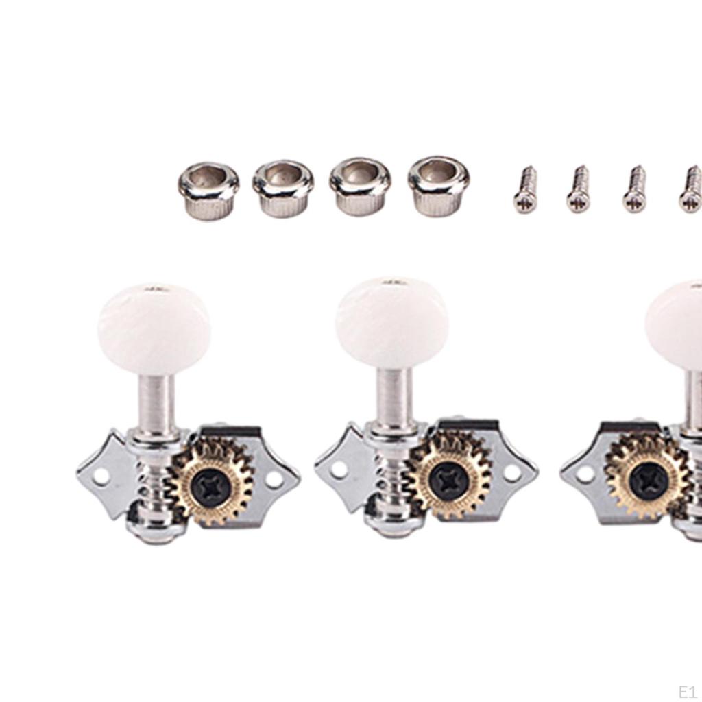 4x Guitar Tuning Pegs String Pegs, Machine Heads, 2R 2 L for Acoustic Accessories