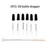5 шт., стеклянная капельница с резиновой головкой, пипетка-капельница, бутылочка с эфирным маслом, соломенные многофункциональные капельницы для школы и дома