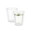 BODUM Canteen Double-Wall Glass Tumbler, 200ml, Set of 2, Double-Walled, Insulates Against Hot or Cold Drinks, Microwave and Oven Safe, Dishwasher
