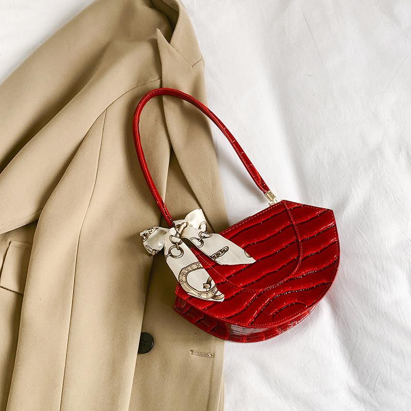 Trendy Street Style Pu Leather Bucket Bag Elegant And Beautiful Simple Shoulder Bag For Everyday Use