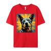 Vibrant Australian Cattle Dog Tshirt Cotton Tops Shirts For Men Geek T Shirt Europe Prevalent TShirt Drop Shipping