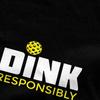 Мужчины Женщины Dink Responsible Pickleball Рубашка Аксессуары Новинка Хлопок Paddle Спорт Футболки Футболка Одежда Лето