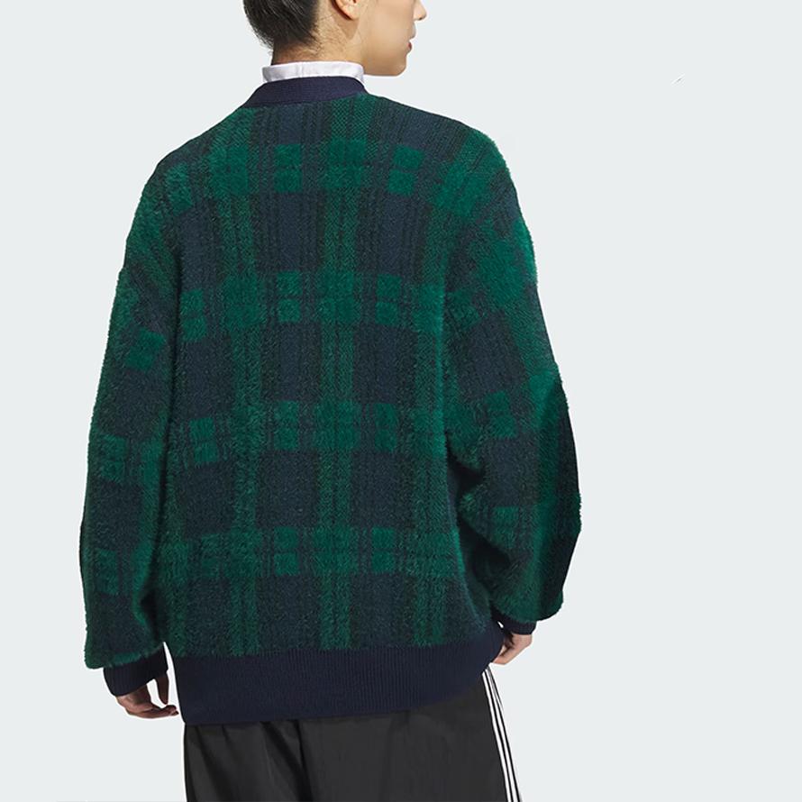 adidas Оригиналы КАРДИГАН Вязаный Унисекс Лесной Зеленый JC6845