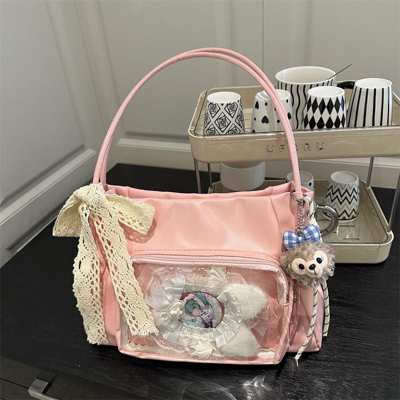Cute Girl Summer Shoulder Bag With Magnetic Closure For Daily Fashion