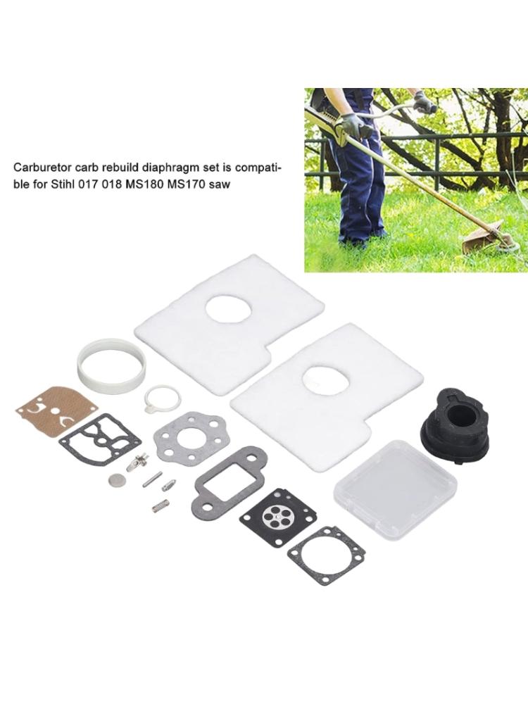 Carburetor Rebuild Kit for StihlMS180 017 018 MS180 MS170 Electronic Saws for Chainsaws Restore