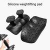 1 Pair Anti-Slip Silicone 2-Finger Workout Grips Men Women Palm Protection Weight Lifting Dumbbell Deadlift Pull-Up Grippers Gym Training Exercise