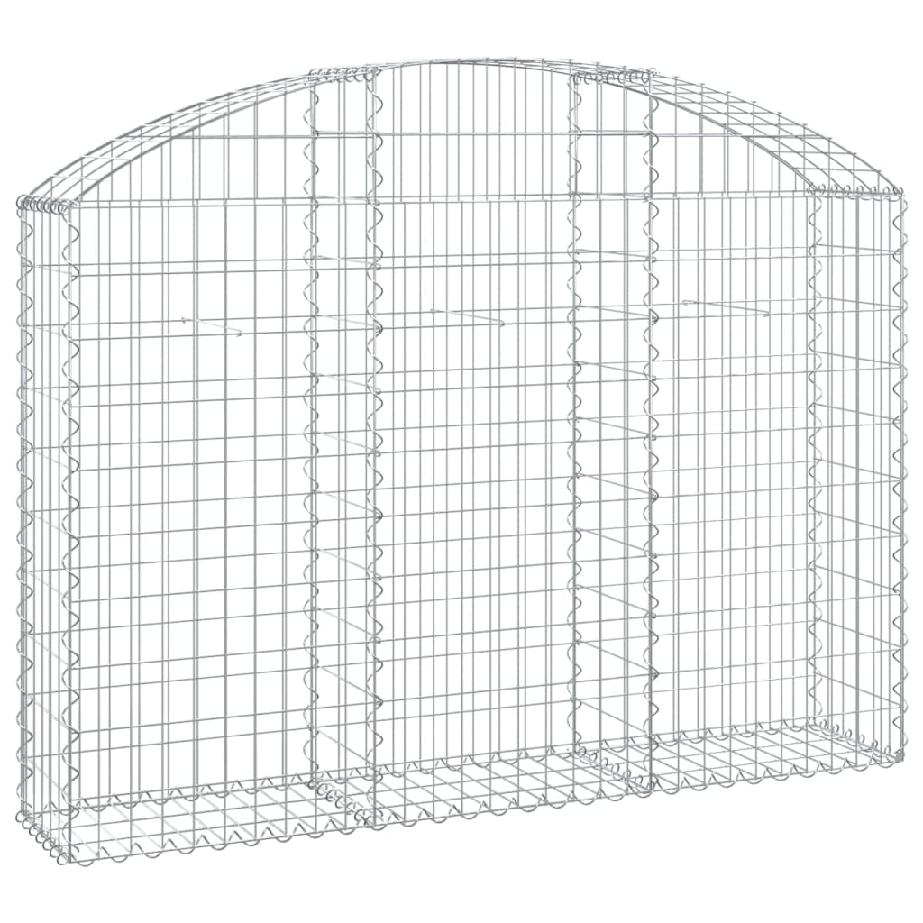 Gabion with High Arch 150 x 30 x 100 120 cm Galvanized Iron