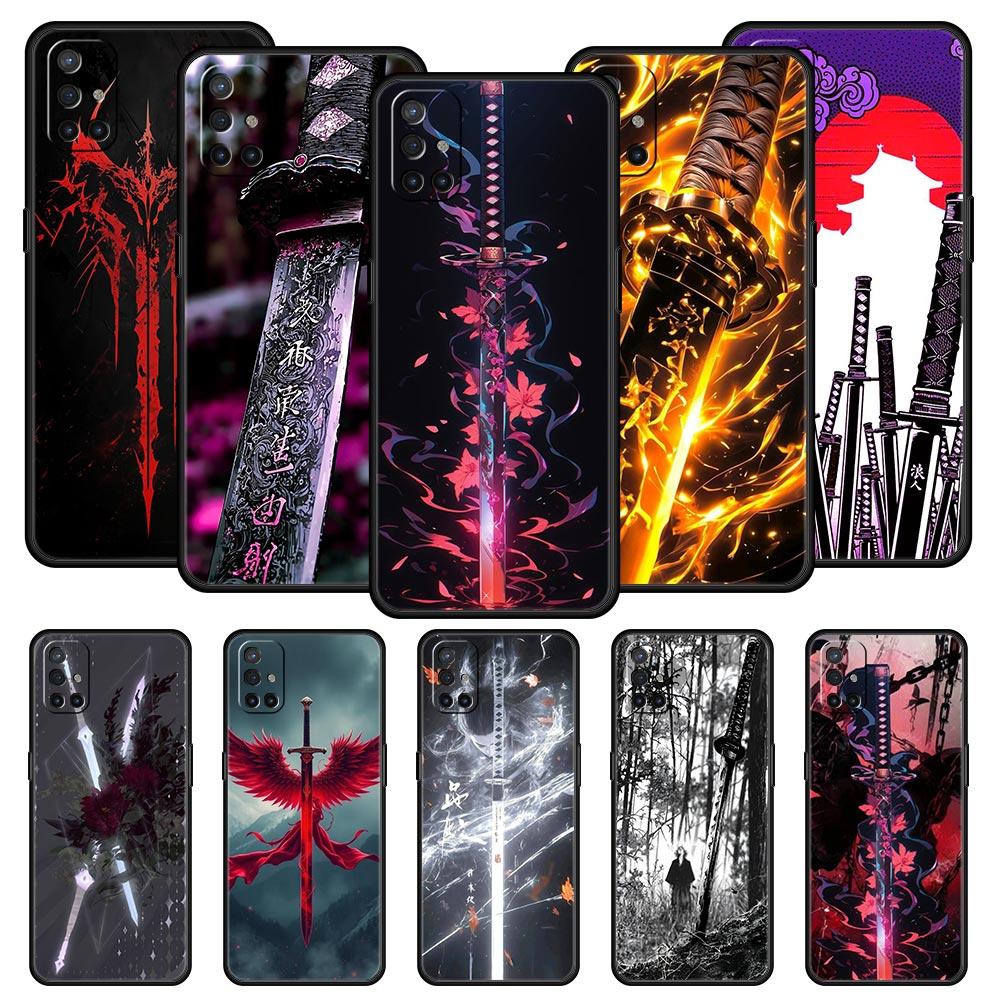 Phone Case For Oneplus 13R 13 12 10T 11 R10 Nord N100 N200 N10 9 9R CE 2 3 Z Pro Lite Soft TPU Cover The Sword Creative Pattern