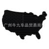 3D стикер флаг США для автомобиля, декоративный стикер на кузов