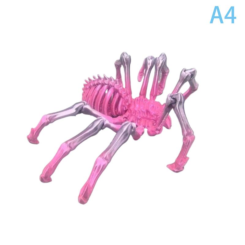 12СМ 3D-печатный паук, Игрушка-паук с подвижными и втягивающимися суставами, Креативная игрушка-паук, Украшение на Хэллоуин