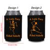 5Pcs Halloween Can Coolers A Little Party Killed Nobody Funny Gift And Treat Coolers Skeleton Halloween Party Table Decorations