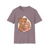 Unisex Softstyle Cute Bear Hug T-Shirt | Wholesome, Whimsical, Rainy Day Mood