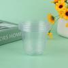 5Pcs Plant Nursery Pot Transparent Plastic Pet Seed Stater Cups With Cover