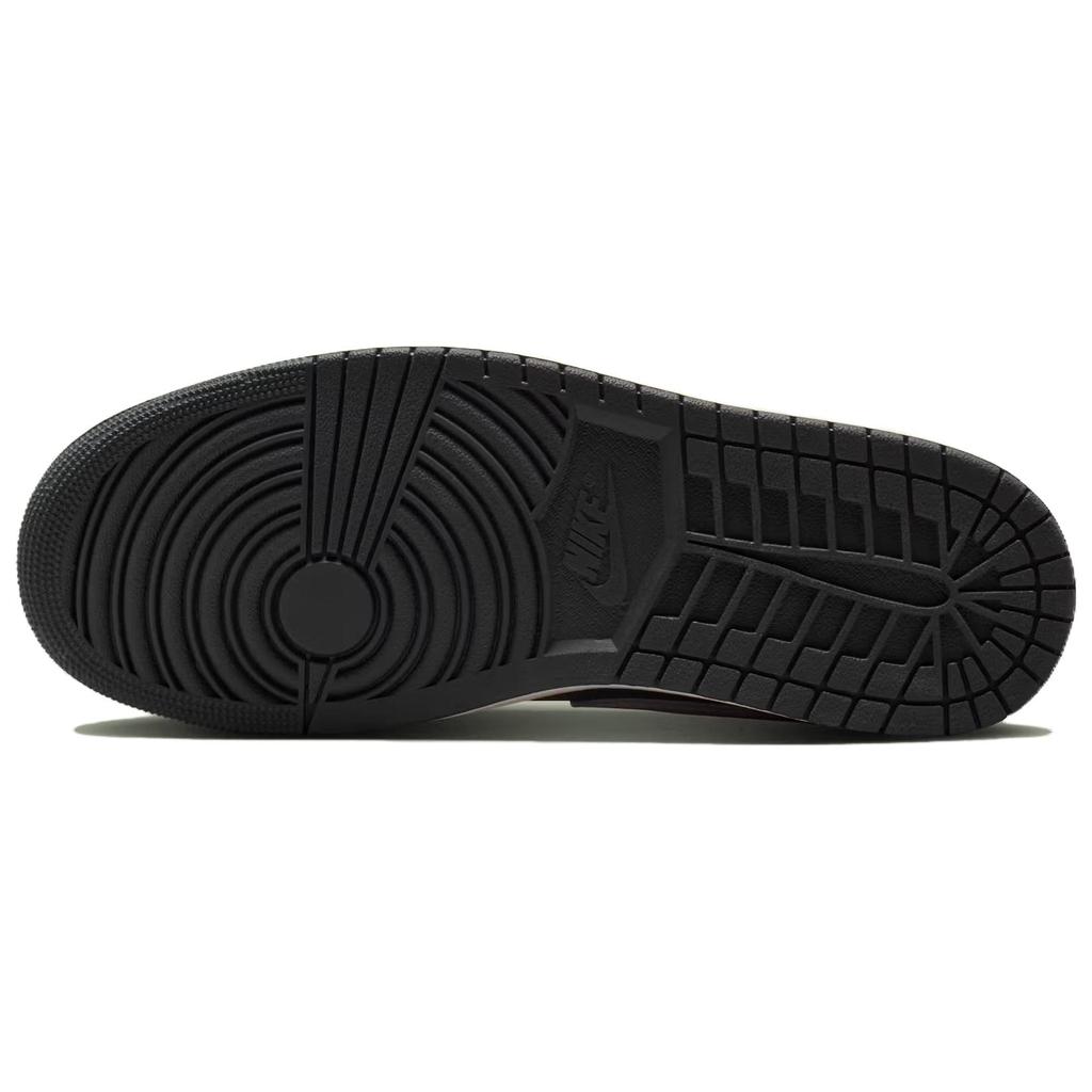 Jordan Air Jordan 1 Low Винтажные Баскетбольные Кроссовки Унисекс Розовый Черный IB7109-004