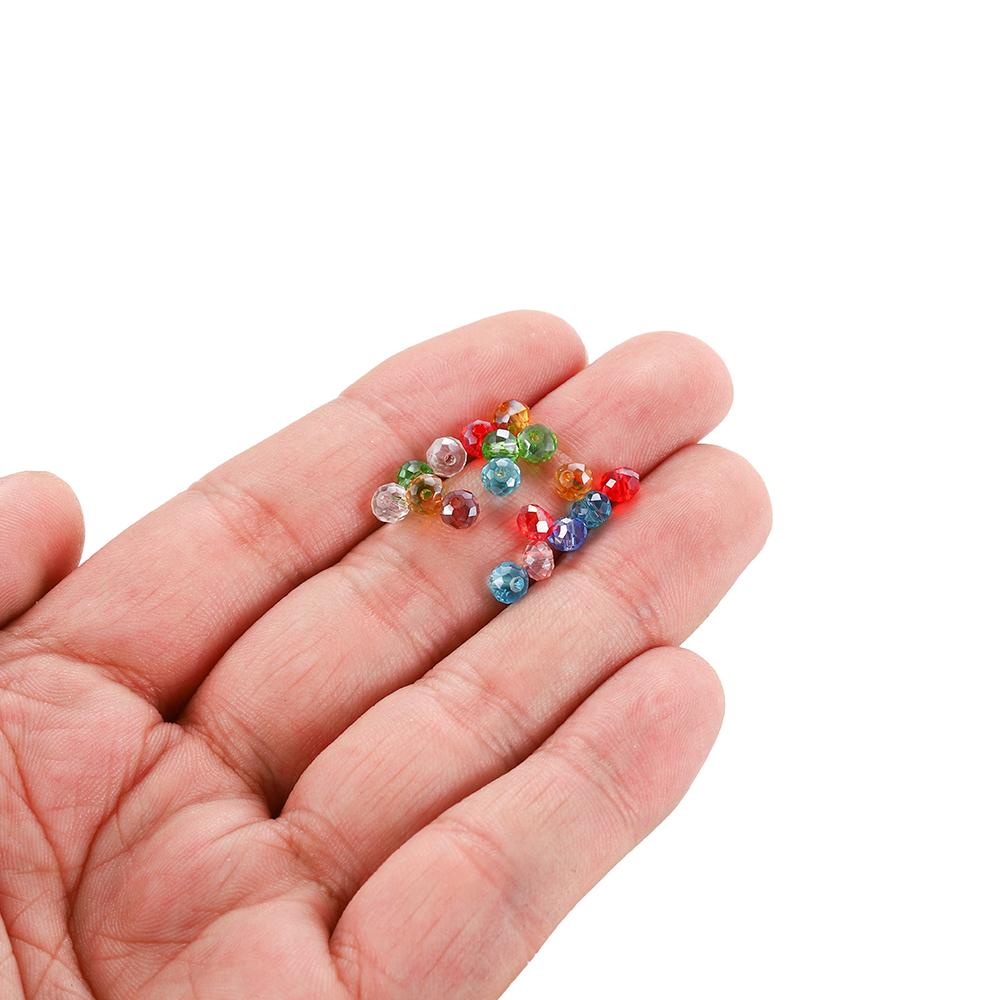 70-300 шт. 3/4/6/8 мм полупрозрачные чешские хрустальные стеклянные бусины граненые красочные бусины-разделители для DIY браслетов принадлежности для изготовления ювелирных изделий