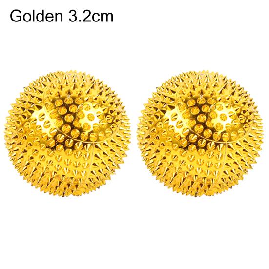 1 пара магнитных фитнес-мячей для рук, игольчатых мини-мячей для физиотерапии и акупунктуры рук для унисекс