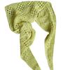 Y2k Design Balletcore Shawl Hollow Knitted Headscarf Retro Triangle Scarf  Female Fashion
