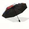 Cars,Lightning McQueen Automatic Umbrella - Tri-fold Portable Umbrella, Best Holiday Gift for Men and Women, Durable Iron Frame, Playful Des