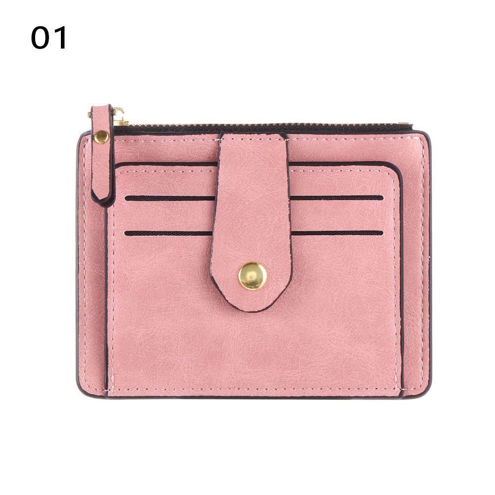 Модный деловой кошелек для монет, удостоверение личности, кредитный чехол, кожаный маленький кошелек, держатель для карт