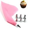 Nozzle Piping Cake Decorating Tools Confectionery Equipment Kitchen Accessories Reusable Pastry Bag and Bakery Set Icing Socket