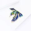 Stylish Alloy Bird Brooch with Vibrant Enamel Coating Rustproof Designs Lapel Accessory for Women Friend Gift Occasions