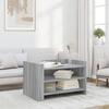 VidaXL Coffee Table Sonoma Grey 80x50x50 Cm Engineered Wood, Side Table, Living Room Table, Accent Table, End Table 848344