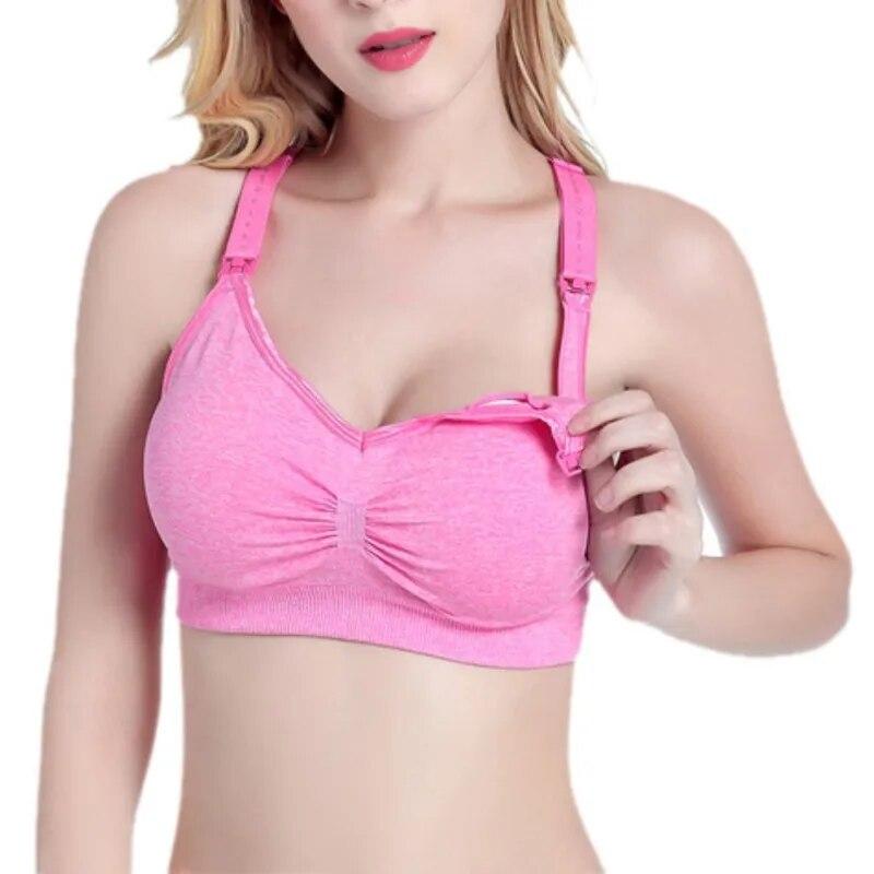 Бюстгальтер для беременных и кормящих женщин, бюстгальтер без косточек для кормления грудью, нижнее белье для беременных с эффектом пуш-ап